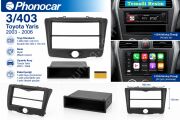Phonocar 3/403 Toyota Yaris Teyp Çerçevesi Phonocar 03403