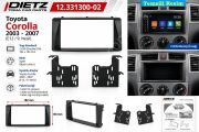 Toyota Corolla 2003-2007 Teyp Çerçevesi Dietz 12.331300-02