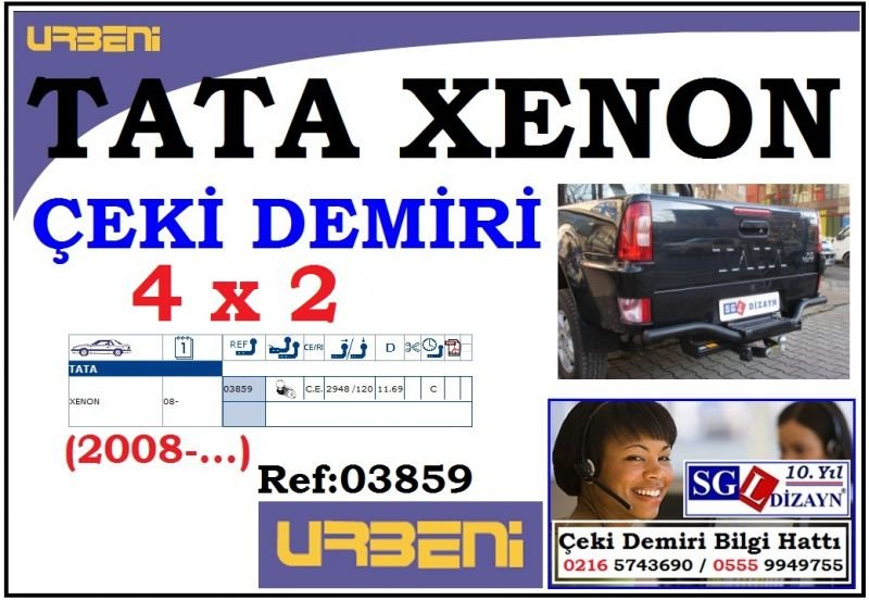 SGL-43302B TATA XENON ÇEKİ DEMİRİ 4x2 2008-.. TATA XENON AKSESUARLARI