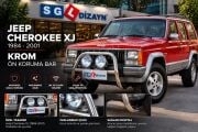 JEEP CHEROKEE XJ 1984-2001 KROM ÖN KORUMA BARI