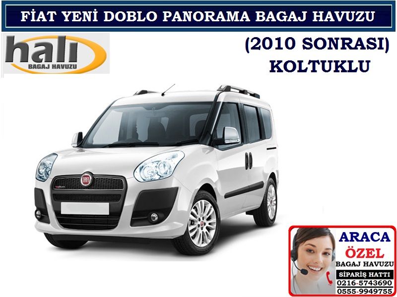 FİAT YENİ DOBLO PANORAMA BAGAJ HAVUZU 2010 SONRASI FİAT YENİ DOBLO AKSESUARLARI