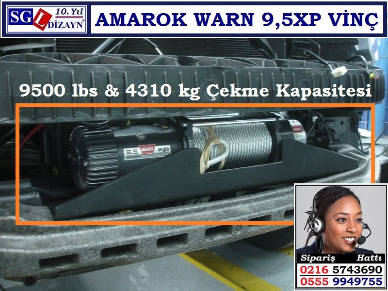 AMAROK WARN VİNÇ WARN 9,5XP AMAROK AKSESUARLARI