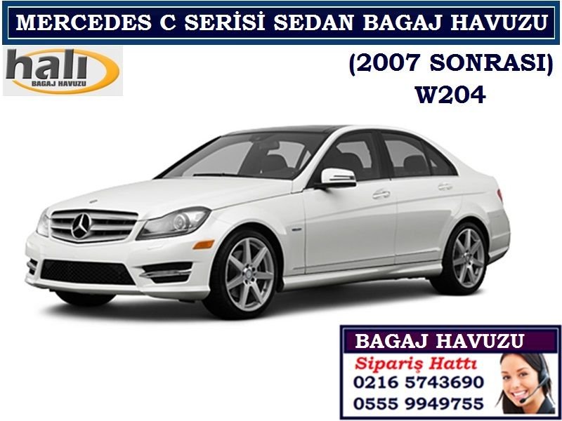 MERCEDES C SERİSİ SEDAN BAGAJ HAVUZU W204 2007 SONRASI MERCEDES C SERİSİ AKSESUARLARI