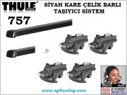 THULE RAPID SYSTEM 757-7104 (SİYAH KARE ÇELİK BARLI) TAŞIYICI SİSTEM
