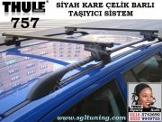 THULE RAPID SYSTEM 757-7104 (SİYAH KARE ÇELİK BARLI) TAŞIYICI SİSTEM