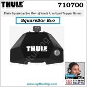 SABİT MONTAJ NOKTALI ARAÇLAR İÇİN THULE SİYAH KARE BARLI TAŞIYICI SİSTEM 7107-753-751