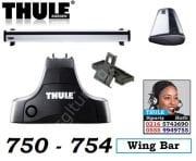 Thule Wingbar Evo Normal Tavanlı Araç Üzeri Taşıyıcı Sistem - Gri 7105-754-750