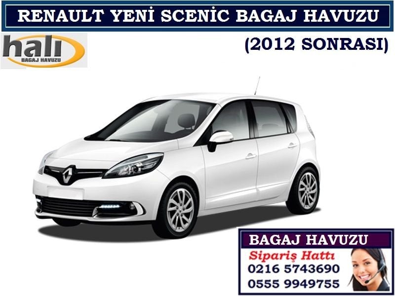 RENAULT YENİ SCENİC BAGAJ HAVUZU 2012 SONRASI RENAULT YENİ SCENİC AKSESUARLARI