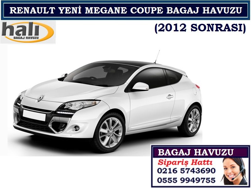 RENAULT YENİ MEGANE COUPE BAGAJ HAVUZU 2012 SONRASI RENAULT YENİ MEGANE COUPE AKSESUARLARI