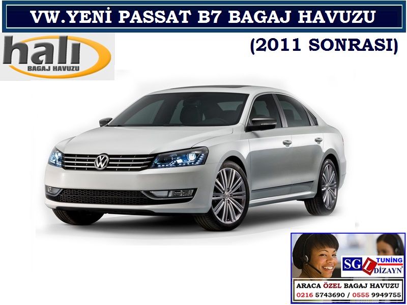 VOLKSWAGEN YENİ PASSAT BAGAJ HAVUZU B7 2011 SONRASI VOLKSWAGEN YENİ PASSAT AKSESUARLARI