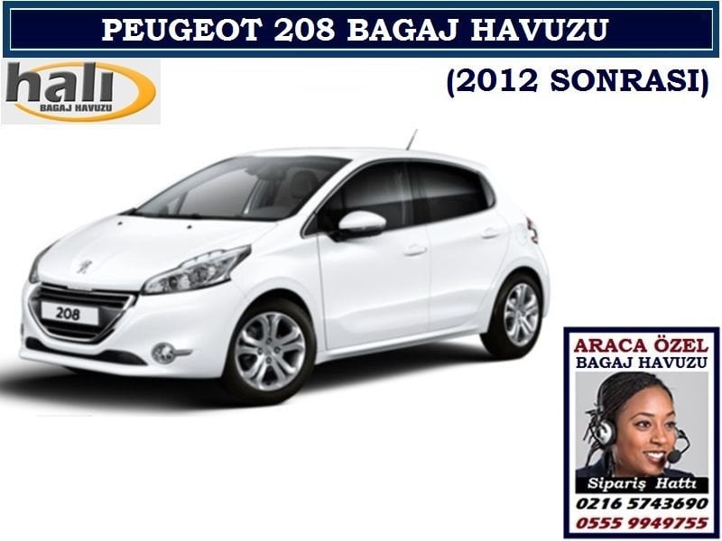 PEUGEOT 208 BAGAJ HAVUZU 2012 SONRASI PEUGEOT 208 AKSESUARLARI