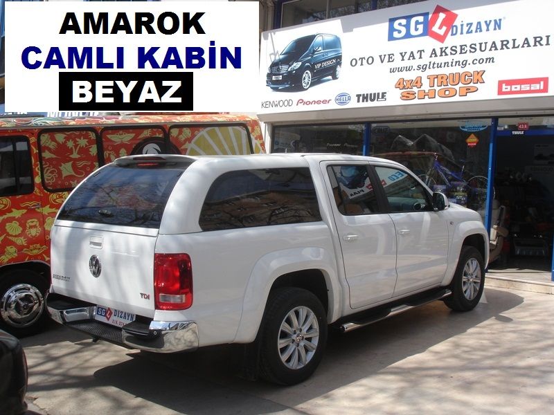 AMAROK CAMLI KABİN BEYAZ AMAROK AKSESUARLARI
