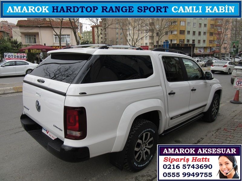 AMAROK RANGE SPORT CAMLI KABİN BEYAZ AMAROK AKSESUARLARI