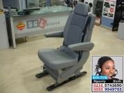 MERCEDES VİANO TEKLİ KOLTUK GRİ DERİ VE KUMAŞ