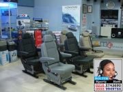 MERCEDES VİANO TEKLİ KOLTUK GRİ DERİ VE KUMAŞ