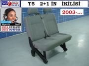 T5 2+1 ÜÇLÜNÜN İKİLİ KOLTUĞU 2003-.. T5 ORJİNAL KOLTUK