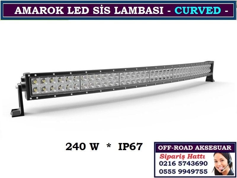 AMAROK LED SİS FARI CURVED AMAROK AKSESUARLARI