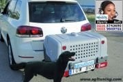 SGL-TOWBOX-V1 TOWBOX V1 DOG ÇEKİ DEMİRİNE TAKILAN KÖPEK VE YÜK TAŞIMA KUTUSU