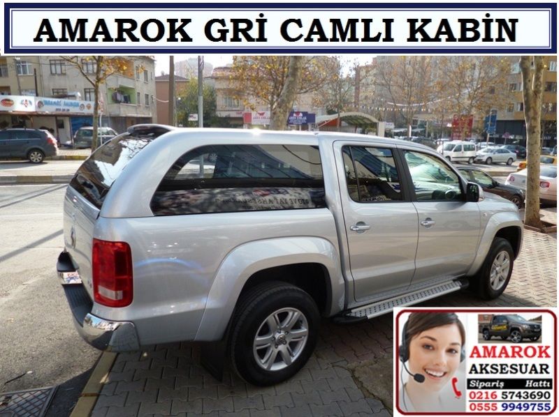 GRİ AMAROK CAMLI KABİN GRİ AMAROK AKSESUARLARI