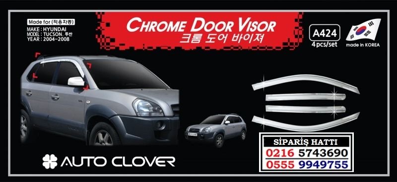 10303 HYUNDAİ TUCSON KROM CAM RÜZGARLIĞI HYUNDAİ TUCSON AKSESUARLARI