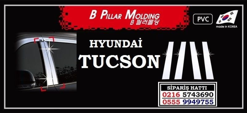 10304 HYUNDAİ TUCSON KROM KAPI DİREK KAPLAMASI HYUNDAİ TUCSON AKSESUARLARI