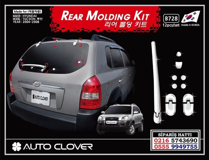 10312 HYUNDAİ TUCSON ARKA NİKELAJ SETİ HYUNDAİ TUCSON AKSESUARLARI