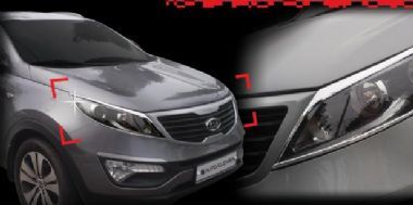 10304 KİA YENİ SPORTAGE KROM FAR ÇERÇEVESİ KİA YENİ SPORTAGE AKSESUARLARI