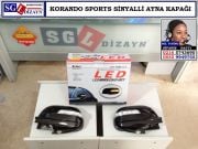 10703 KORANDO SPORTS SİNYALLİ AYNA KAPAĞI SİYAH KORANDO SPORTS AKSESUARLARI