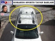 SGL15 KORANDO SPORTS TAVAN BARLARI NİKELAJ ARA BARLI POWERFUL KORANDO SPORTS AKSESUARLARI