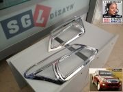 YENİ D-MAX KROM FAR ÇERÇEVESİ YENİ D-MAX AKSESUARLARI