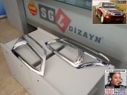 YENİ D-MAX KROM FAR ÇERÇEVESİ YENİ D-MAX AKSESUARLARI