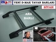 YENİ D-MAX TAVAN BARLARI SİYAH ARA BARLI YENİ D-MAX AKSESUARLARI