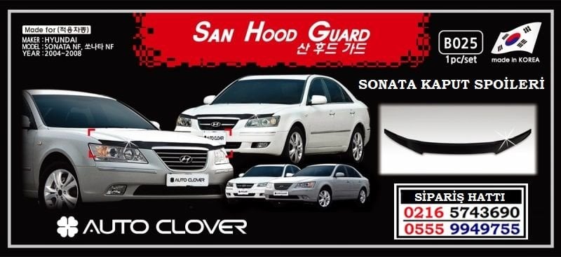 HYUNDAİ SONATA KAPUT ÜZERİ KORUMA HYUNDAİ SONATA AKSESUARLARI