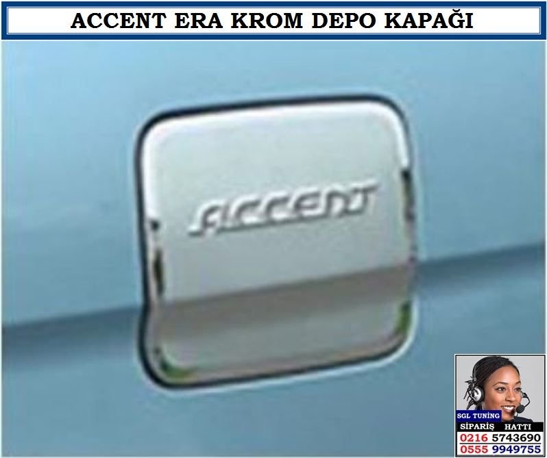10606 ACCENT ERA KROM DEPO KAPAĞI HYUNDAİ ACCENT ERA AKSESUARLARI