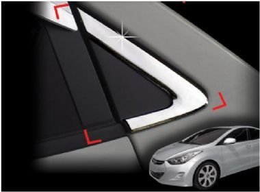 15107 HYUNDAİ YENİ ELANTRA KELEBEK CAM KROM TAKIMI HYUNDAİ YENİ ELANTRA AKSESUARLARI