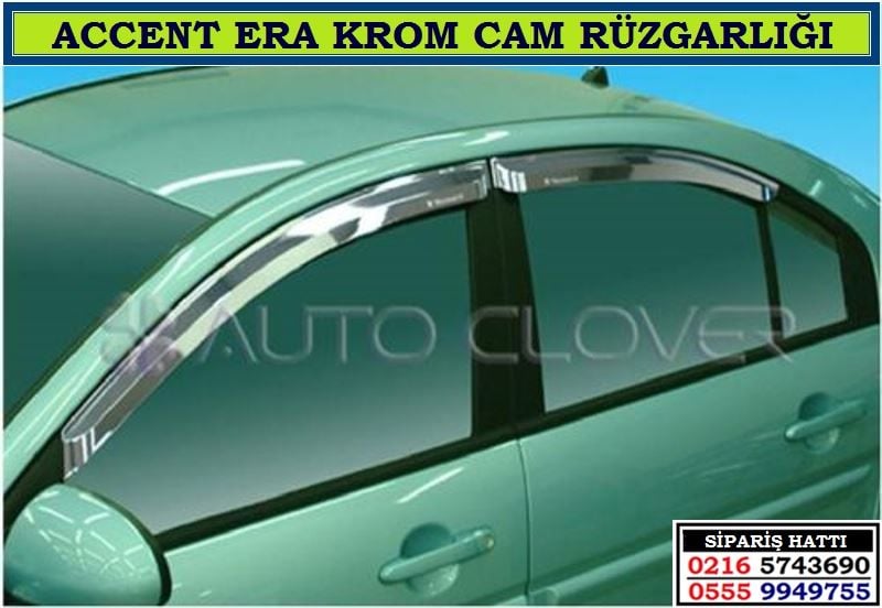 10624 ACCENT ERA KROM CAM RÜZGARLIĞI HYUNDAİ ACCENT ERA AKSESUARLARI