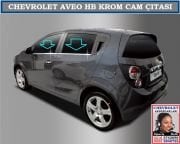 11103 YENİ AVEO HB KROM CAM ÇITASI CHEVROLET YENİ AVEO HB AKSESUARLARI