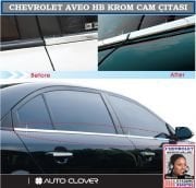 11103 YENİ AVEO HB KROM CAM ÇITASI CHEVROLET YENİ AVEO HB AKSESUARLARI