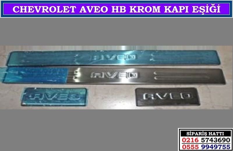 11106 YENİ AVEO HB KROM KAPI EŞİK TAKIMI CHEVROLET YENİ AVEO HB AKSESUARLARI