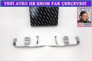 10904 YENİ AVEO HB KROM FAR ÇERÇEVESİ CHEVROLET YENİ AVEO HB AKSESUARLARI