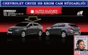 11202 CHEVROLET CRUZE HB KROM CAM RÜZGARLIĞI CHEVROLET CRUZE HB AKSESUARLARI