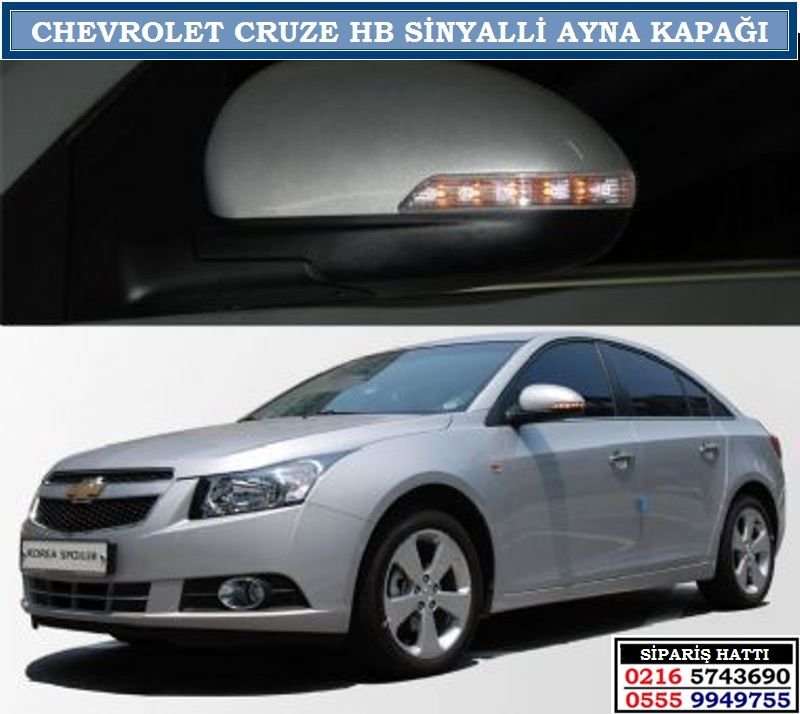 11207 CHEVROLET CRUZE HB SİNYALLİ AYNA KAPAĞI CHEVROLET CRUZE HB AKSESUARLARI