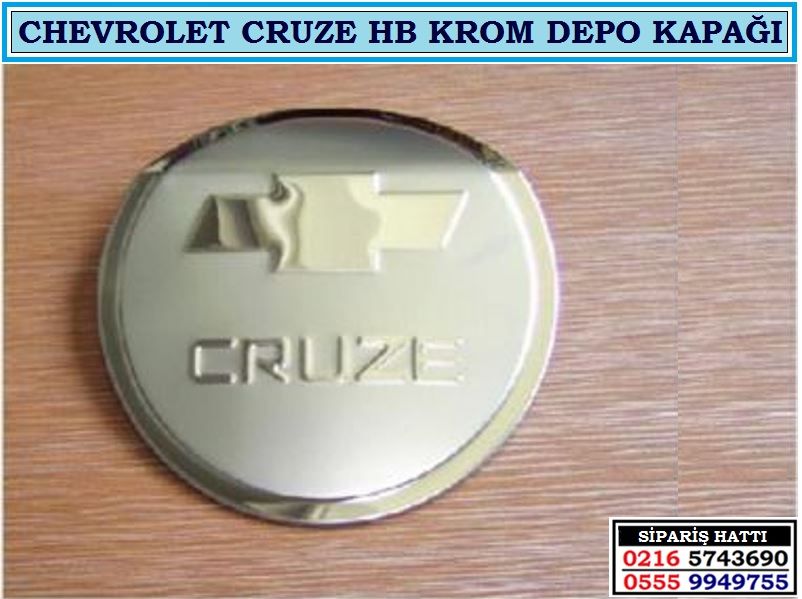 11210 CHEVROLET CRUZE HB  KROM DEPO KAPAĞI CHEVROLET CRUZE HB AKSESUARLARI