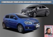 10904 YENİ AVEO SEDAN KROM FAR ÇERÇEVESİ CHEVROLET YENİ AVEO SEDAN AKSESUARLARI