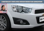 10904 YENİ AVEO SEDAN KROM FAR ÇERÇEVESİ CHEVROLET YENİ AVEO SEDAN AKSESUARLARI