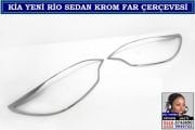 10610 KİA YENİ RİO SEDAN KROM FAR ÇERÇEVESİ KİA YENİ RİO SEDAN AKSESUARLARI