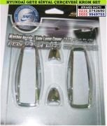 10509 HYUNDAİ GETZ KROM ÇAMURLUK SİNYALİ ÇERÇEVESİ VE FAR YIKAMA SETİ HYUNDAİ GETZ AKSESUARLARI