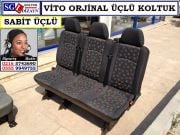 VİTO ÜÇLÜ KOLTUK ORJİNAL SABİT ÜÇLÜ KOLTUK