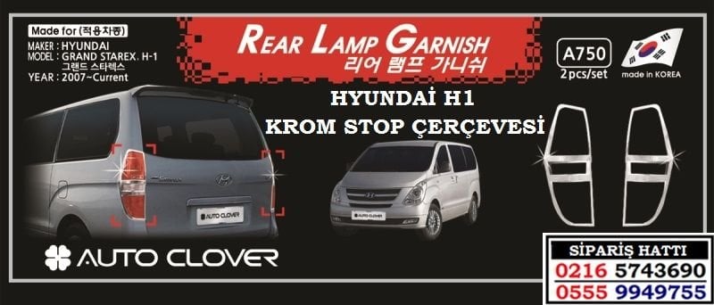 10802-1 HYUNDAİ H1 KROM STOP ÇERÇEVESİ HYUNDAİ H1 AKSESUARLARI