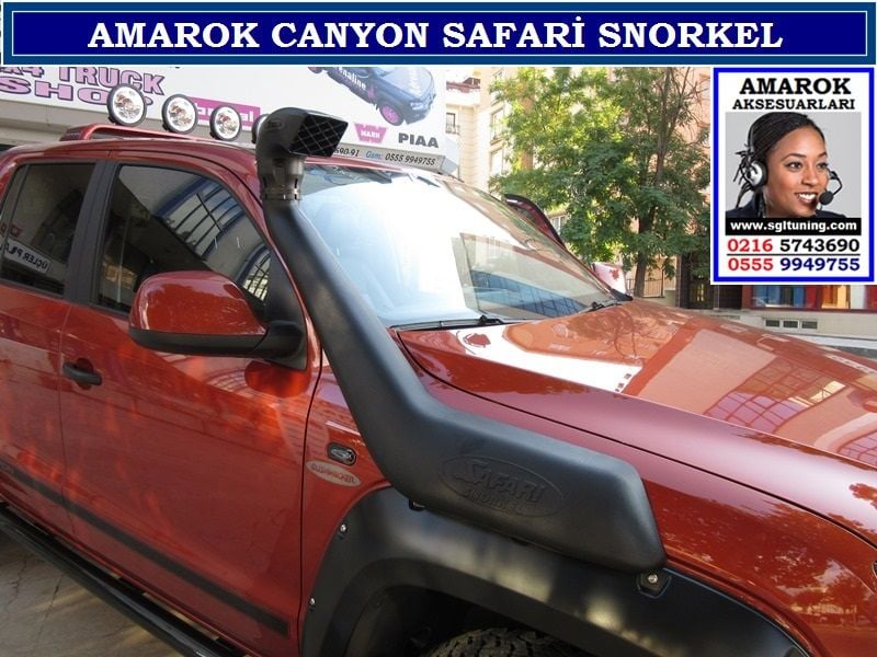 AMAROK CANYON SAFARİ SNORKEL SS1400HF AMAROK CANYON BAKIR TURUNCU AKSESUARLARI